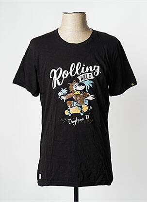 Tricou negru DAYTONA bărbat