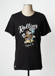 Tricou negru DAYTONA bărbat