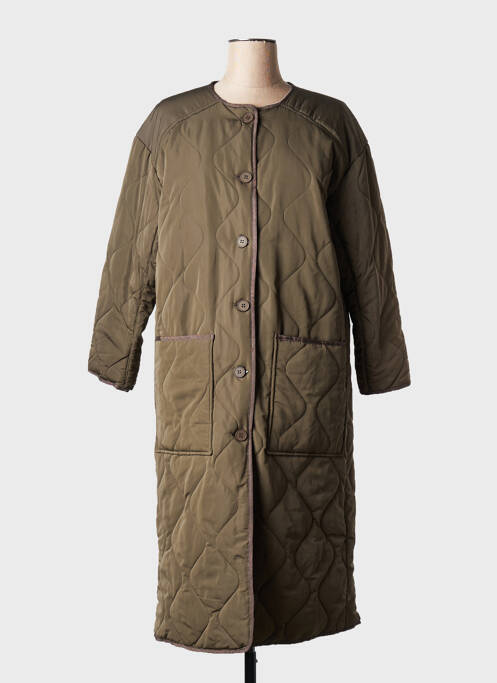 Geacă matlasată kaki GRACE & MILA femeie