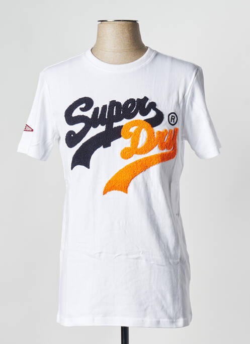 Tricou alb SUPERDRY bărbat