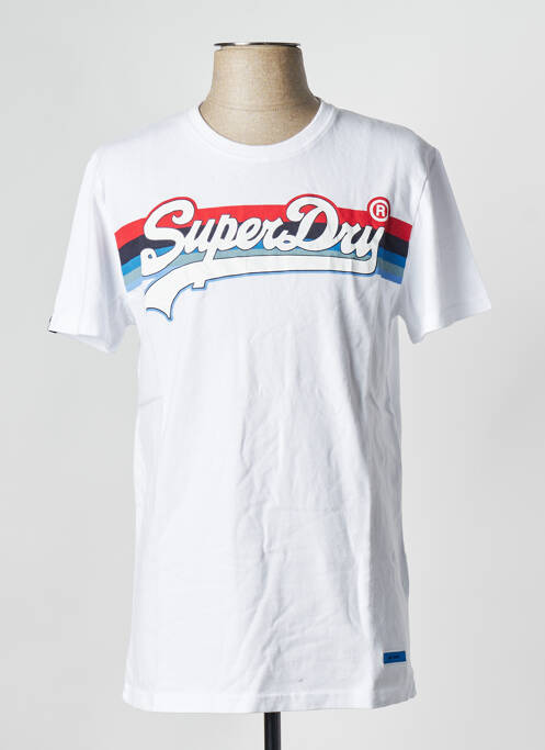Tricou alb SUPERDRY bărbat