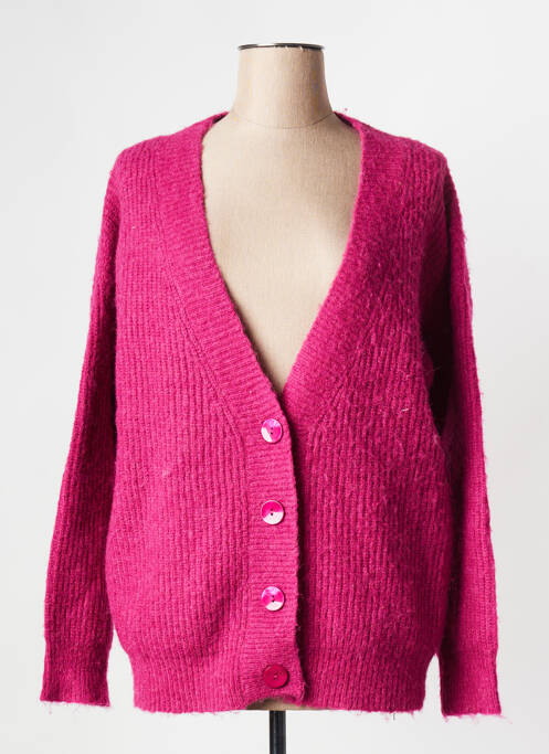 Vestă cu mâneci lungi violet GRACE & MILA femeie