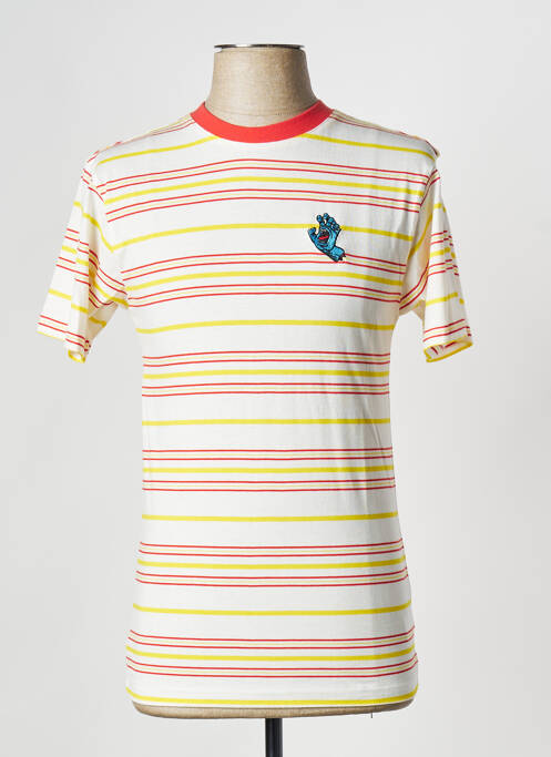 Tricou alb SANTA CRUZ bărbat