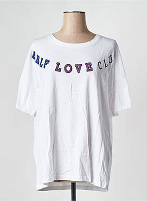 Tricou alb NOISY MAY femeie