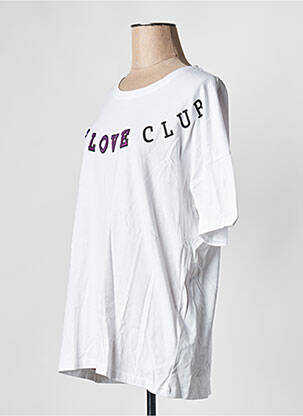 Tricou alb NOISY MAY femeie