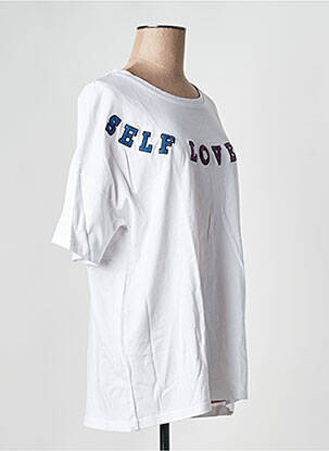 Tricou alb NOISY MAY femeie