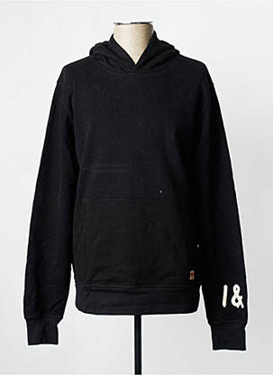 Hanorac cu glugă negru IRON AND RESIN bărbat