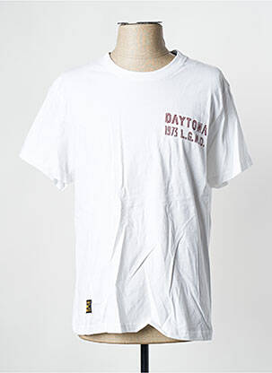 Tricou alb DAYTONA bărbat