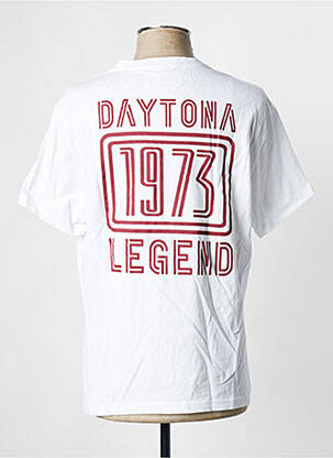 Tricou alb DAYTONA bărbat