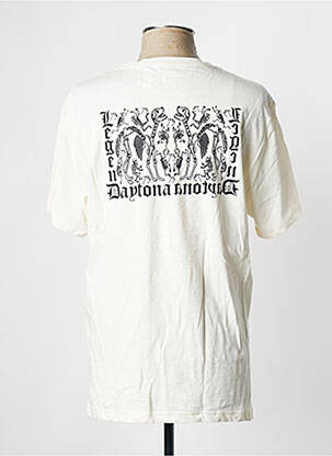 Tricou alb spart DAYTONA bărbat