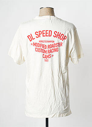 Tricou alb murdar DAYTONA bărbat