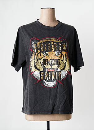 Tricou negru ROSE GARDEN femeie