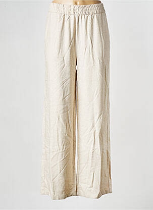 Pantalon larg bej MINIMUM femeie