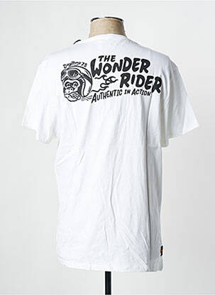 Tricou alb DAYTONA bărbat