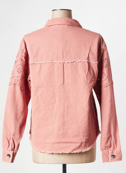 Jachetă de blugi roz ONLY femeie