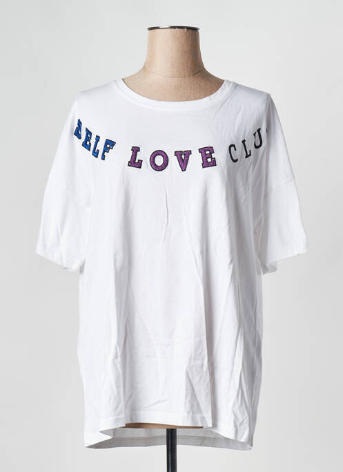 Tricou alb NOISY MAY femeie