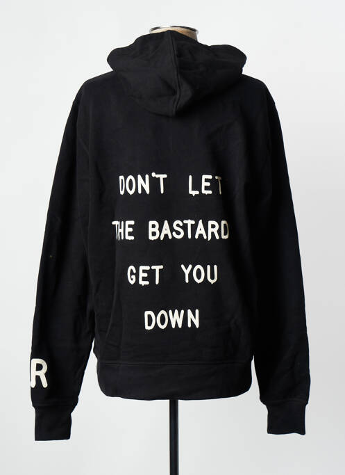 Hanorac cu glugă negru IRON AND RESIN bărbat