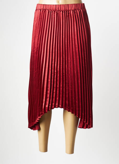 Fustă midi roșu NA-KD femeie