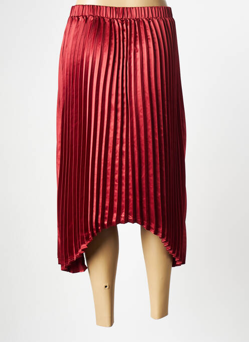 Fustă midi roșu NA-KD femeie