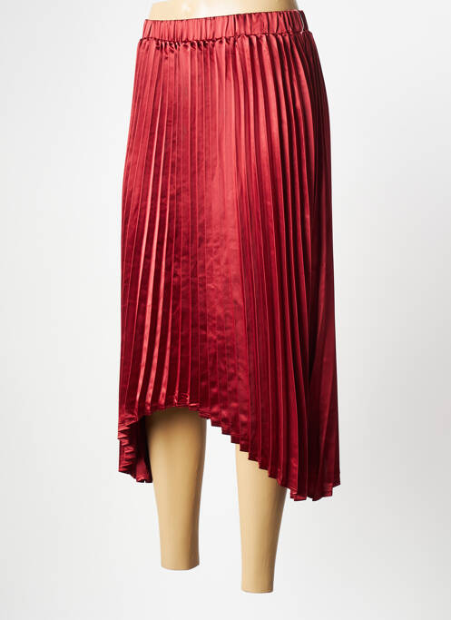 Fustă midi roșu NA-KD femeie