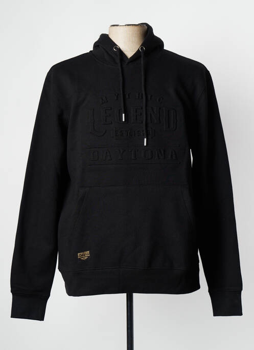 Hanorac cu glugă negru DAYTONA bărbat