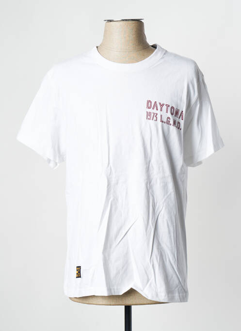 Tricou alb DAYTONA bărbat