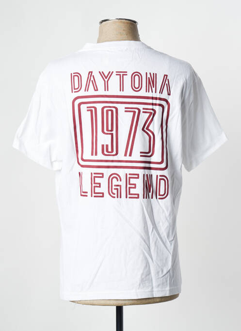 Tricou alb DAYTONA bărbat