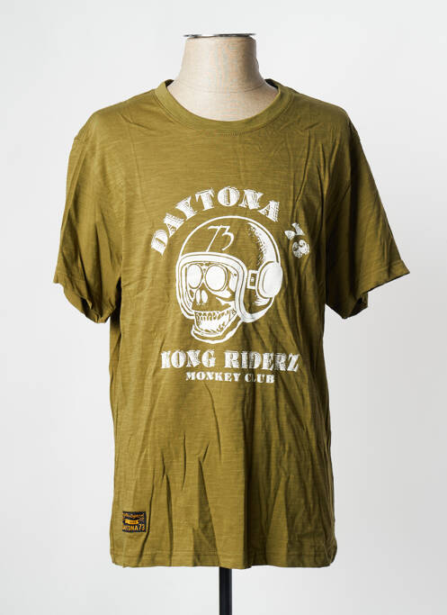 Tricou verde DAYTONA bărbat