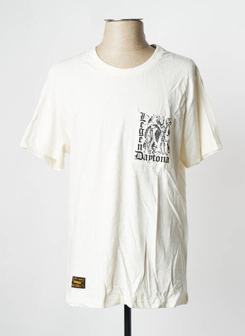 Tricou alb spart DAYTONA bărbat