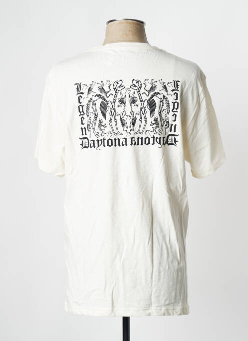 Tricou alb spart DAYTONA bărbat