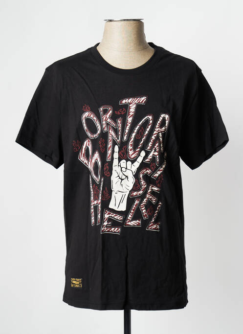 Tricou negru DAYTONA bărbat