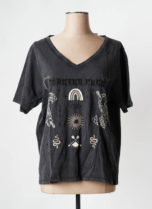 Tricou negru ROSE GARDEN femeie