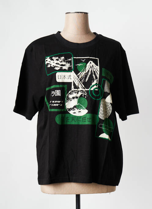 Tricou negru ROSE GARDEN femeie