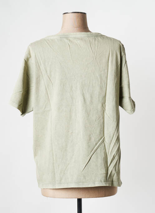 Tricou verde ROSE GARDEN femeie