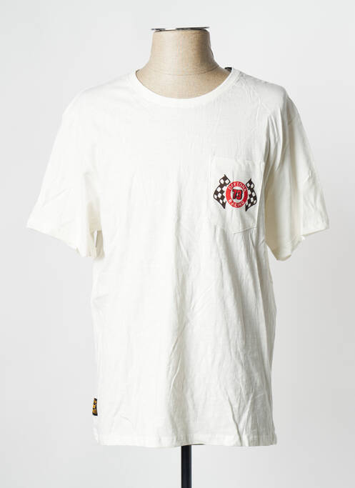 Tricou alb spart DAYTONA bărbat