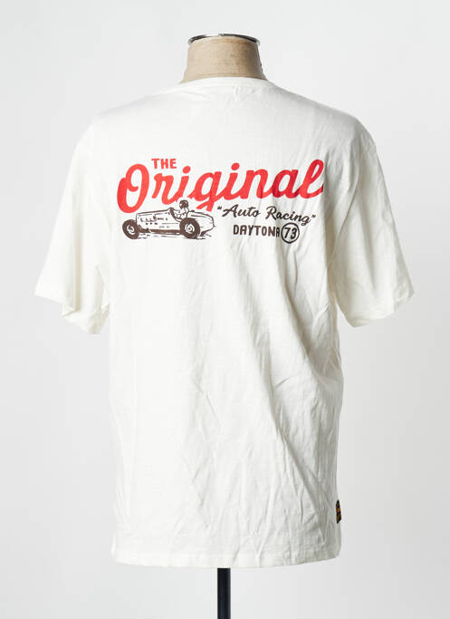 Tricou alb spart DAYTONA bărbat