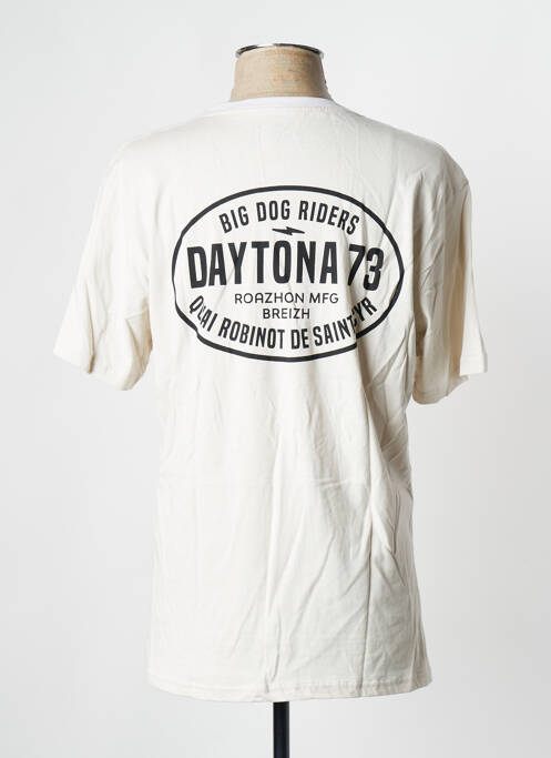 Tricou alb DAYTONA bărbat