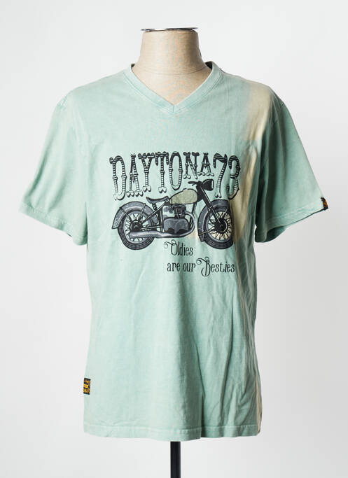 Tricou verde DAYTONA bărbat