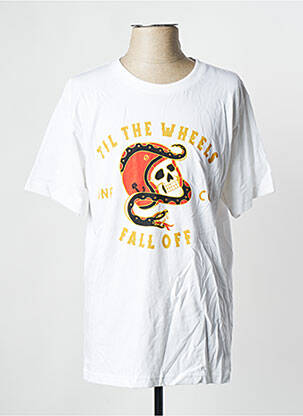 Tricou alb IRON AND RESIN bărbat