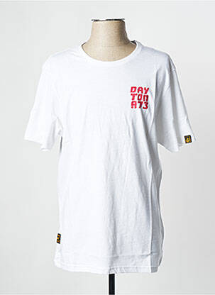 Tricou alb DAYTONA bărbat