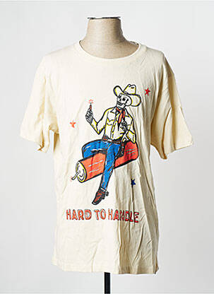 Tricou bej IRON AND RESIN bărbat