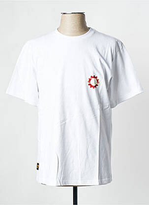 Tricou alb DAYTONA bărbat