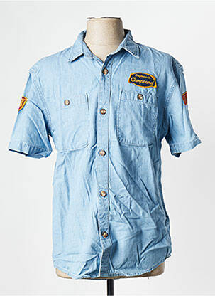 Cămașă cu mâneci scurte albastru DAYTONA bărbat