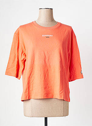 Tricou roz SUPERDRY femeie