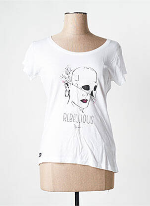 Tricou alb D73 femeie