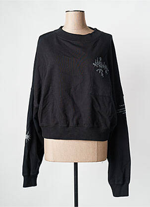 Hanorac negru ROSE GARDEN femeie