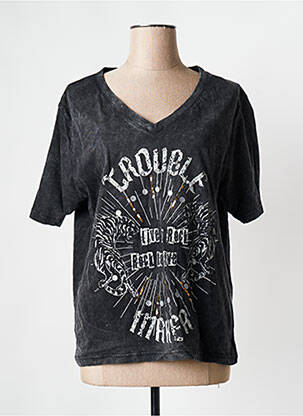 Tricou negru ROSE GARDEN femeie