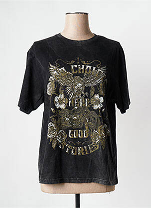 Tricou negru ROSE GARDEN femeie