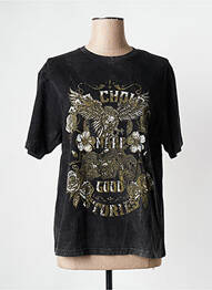 Tricou negru ROSE GARDEN femeie