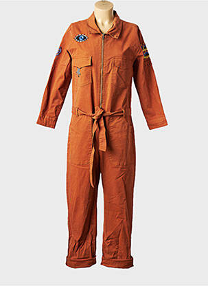 Salopetă-pantalon maro ROSE GARDEN femeie